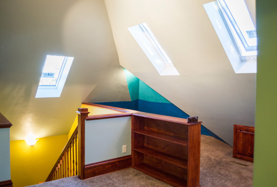 Remodeled Victorian Attic Space